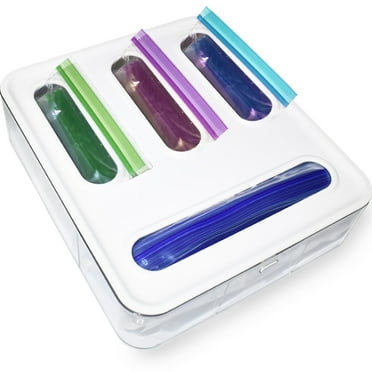 Ziploc Bag Organizer for Kitchen Drawer, Ziplock Sandwich Baggie Holder Storage, Knox Home & Health
