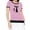 Mauve/Black, variant on YEMAK Women's Short Sleeve Crewneck Cat Print Casual T-Shirt Sweater MK32004CAT-DUSTY ORANGE/BLACK-M