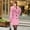 Pink, variant on Ikevan Womens Winter Lapel Wool Coat Trench Jacket Long Sleeve Overcoat Outwear Pink XXXL