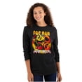 thumbnail image 3 of Airbrushed PACMAN Original Gamester Unisex Plus Size Long Sleeve Shirt Brisco Brands 2X, 3 of 5