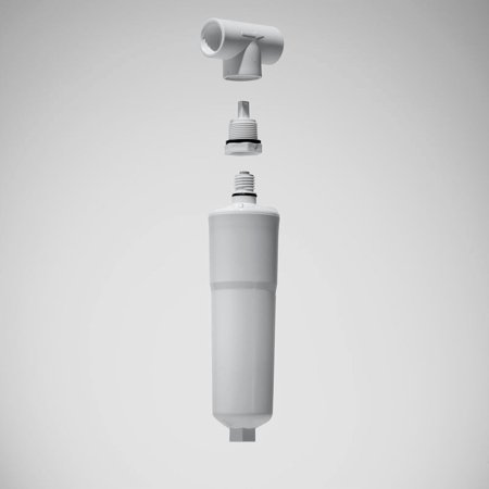Optimal Scale Inhibitor AP341 / AP430SS T-Fitting, 1 Scale Inhibitor Filter | Whole Home, Water Heater, Water Softener or point of use | Prevent Scale Accumulation and Protect Water Heaters, 1 Pack