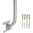 thumbnail image 1 of Outdoor Weather Station, Antenna, WiFi Extender Mounting Pole Bracket, Adjustable Pivot/Lock Bracket & J-Pipe Mast, Easy Installation, Solid Rustproof for Wall,Eave or Roof Mounting, 1 of 7