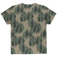thumbnail image 2 of Sasquatch Bigfoot Camo Repeat Pattern All Over Youth T Shirt, 2 of 2