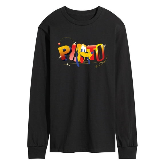 Disney - Pluto Geometric - Men's Long Sleeve T-Shirt
