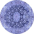 thumbnail image 1 of Ahgly Company Indoor Round Persian Blue Traditional Area Rugs, 8' Round, 1 of 4