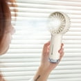 thumbnail image 2 of EUDIDV Portable Fan Misting Fan Usb Rechargeable Mini Portable Humidifying Small Fan;Suitable for Indoor and Outdoor Use, 2 of 6
