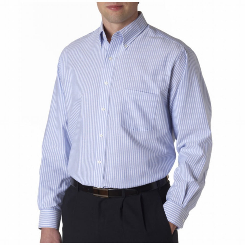 Van Heusen NEW Blue White Striped Mens 