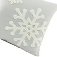 thumbnail image 2 of serony Crewel Snowflake Patterns Cotton Breathable Soft Pillowcase Christmas Decorative Pillow Cover, 2 of 9