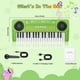 thumbnail image 5 of Piano para Niños MusicForset Mejorado de 37 Teclas con Micrófono Verde, 5 of 7