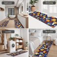 thumbnail image 5 of Colorful Spotted Mushroom Dark Blue Pattern Kitchen Rugs Sets Of 3,Kitchen Runner Rugs Non Skid Washable,Decorative Kitchen Floor Mats for Kitchen,Sink,Laundry,17"x30"+ 17"x47" + 17"x59", 5 of 6