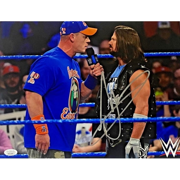 A.J. Styles Signed Autographed 11x14 Photo JSA Authenticated #1