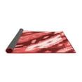thumbnail image 2 of Ahgly Company Indoor Round Abstract Red Modern Area Rugs, 3' Round, 2 of 4