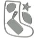 thumbnail image 1 of Echo Park Paper Company La Historia Del Juego De Troqueles De Calcetín De Estrellas Navideñas, 1 of 1