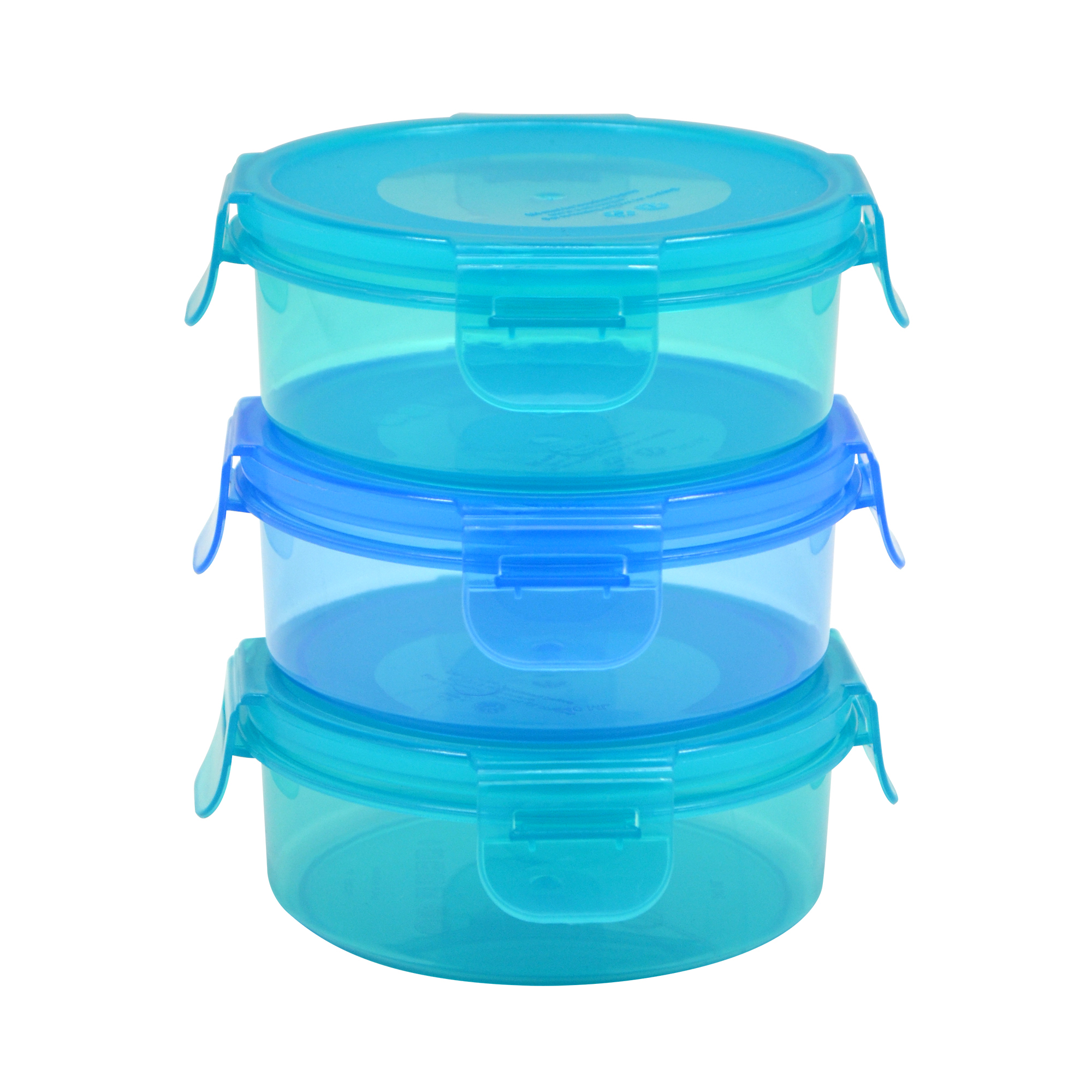 Mainstays 8 Ounce Container Teal, 3 Count