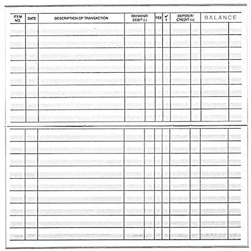 register-king-checkbook-registers-46-pages-3-x-6-brown-walmart-com for Free Blank Check Register Printable Register King Checkbook Registers, 46 Pages, 3