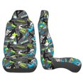 thumbnail image 4 of Fotbe sport sonw board Pattern Automotive Seat Covers for Cars Trucks and SUVs – Car Seat Covers for Front Seats,Protective Seat Covers,Vehicle Seat Covers, Set of 2, 4 of 9