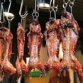 thumbnail image 2 of 2 Pedazos Gancho para Carnicero Ganchos para Carne de material acero Inoxidable Ganchos para Colgar para Punta Afilada para Carnicería 34cm, 2 of 9