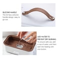 thumbnail image 3 of Electric Lunch Box Office School Food Warmer Heater Waterproof Stainless Steel Heated Lunch Boxes, 3 of 5