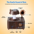 thumbnail image 7 of PartyKindom Retro Record Player Style Oil Diffuser with Cool Mist for Home and Office, 7 of 7