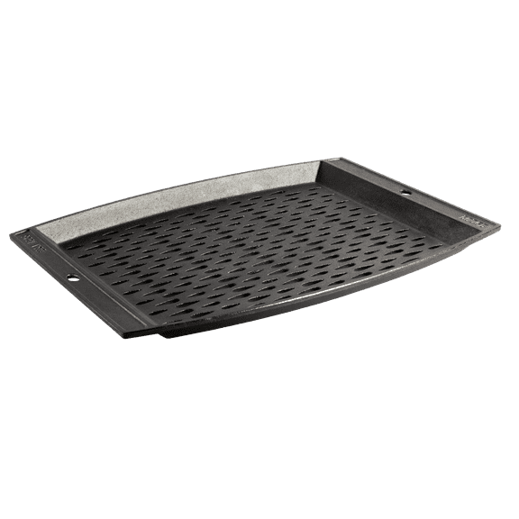 Lodge Cast Iron 15" x 12" Grill Topper, Seasoned Cast Iron, L15RCGT