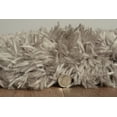 thumbnail image 5 of Linon Faux Lamb Skin Hand Tufted Polyester 3'6"x5'6" Rug in Gray, 5 of 6