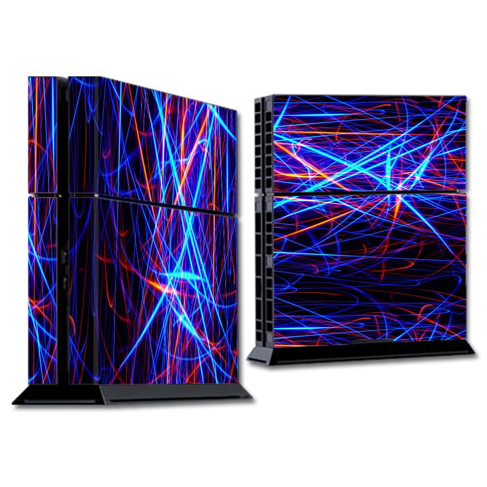 Skin Decal For Ps4 Playstation 4 Console / Lasers Neon Laser Beams