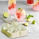 thumbnail image 4 of Bandeja para cubitos de hielo de silicona grado alimenticio | Rejilla de hielo redonda flexible | Tapa incluida | Fácil desmoldeo y antiadherente | Apta para congelador para whisky, cócteles, uso, 4 of 6