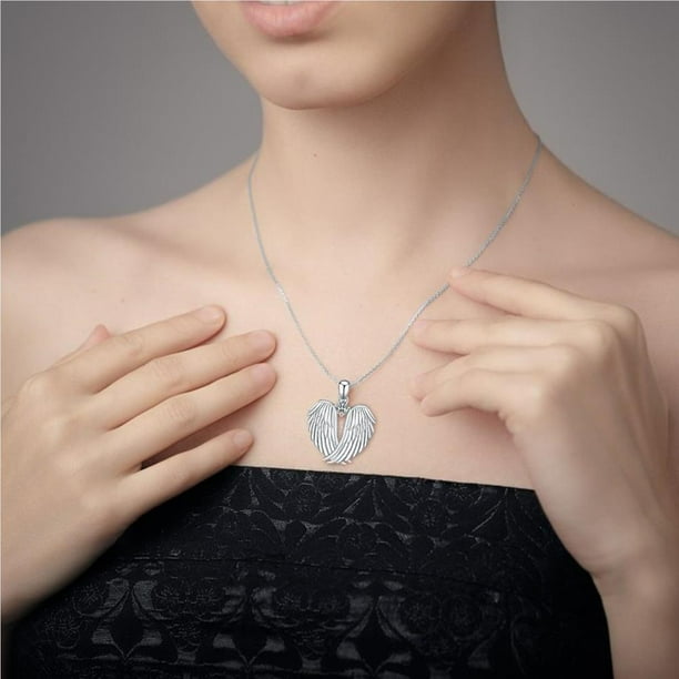 Angel wing shop necklace walmart