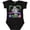 AB-Black, variant on Cocoa Beach Florida Cute Swimming Manatee Boys or Girls Baby Bodysuit