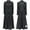 A Black, variant on Women PU Leather Long Sleeve Dress Jacket Outwear Full Long Trench Coats Punk Zipper Front Blazer Size S-4XL Dark Green L