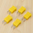 thumbnail image 3 of 10 Pcs Yellow Plastic Case Flat Male 2-Pin K Type Thermocouple Wire Connector, 3 of 8
