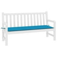 thumbnail image 3 of vidaXL Garden Bench Cushion Blue Oxford fabric (100% polyester) 78.7"x19.7"x1.2", 3 of 7