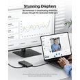 thumbnail image 5 of Belkin Connect 8-Port USB C Hub, Supports Display w/Resolutions up to 4K@60Hz - Works with Mac, Windows, and Chromebook - 100W PD w/ 10Gbps Data Transfer Speeds & 2.5Gbps Ethernet - Space Gray, 5 of 8