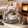 thumbnail image 5 of Antqov Cat Bed for Indoor Cats, Foldable Washable Cat Bed & Cave Soft Thick Removable Pet Bed for Kittens Home Office Supplies, 5 of 6
