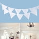 thumbnail image 4 of 12 banderas 3,2 m algodón blanco fiesta boda banderín banderines decoración Wdftyju Libre de BPA, 4 of 9