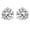 White Gold / 14K, variant on 1.5 Carat Solitaire Diamond Stud Earrings Round Brilliant Shape 3 Prong Screw Back (J-K Color, I2 Clarity) 14K Yellow Gold
