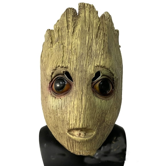 Máscara Groot Head de látex para Halloween | Guardianes de la galaxia
