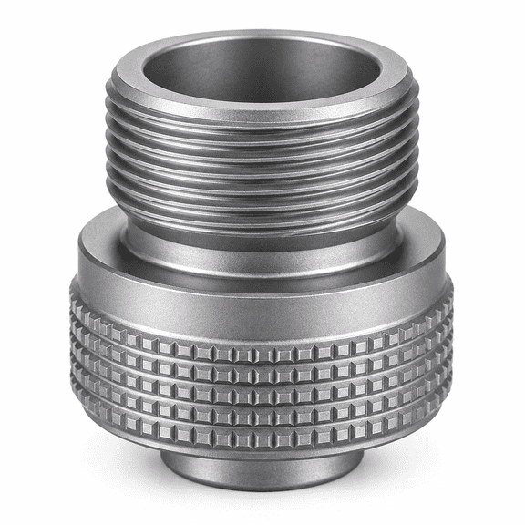 ABPETE Portable Stove Propane Adapter, EN417 Input to 25mm Threaded Output Gas Tank Converter for Camping Stoves, Heaters and Sprayer Guns