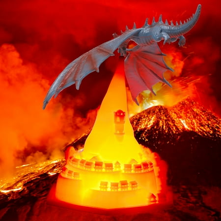 

VeliToy 3D Printed Dragon Night Lamps Eco-friendly and Safe LED Lamps for Home Bedroom Living Room(A)