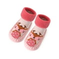 thumbnail image 2 of Deago Infant Baby Boy Girls Toddlers Moccasins Non-Skid Indoor Slipper Shoes Socks Booties with Grips, 2 of 9