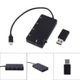 thumbnail image 4 of Hub De Datos Bling Bling Adaptador De Cable OTG Con Puerto Micro USB 4 Puertos, 4 of 11