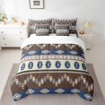 thumbnail image 2 of Erosebridal Retro Aztec Bedding Sets Queen Size, Western Boho Comforter Sets with Sheets, Mandala Style Room Decor , 7 Pieces, 2 of 5
