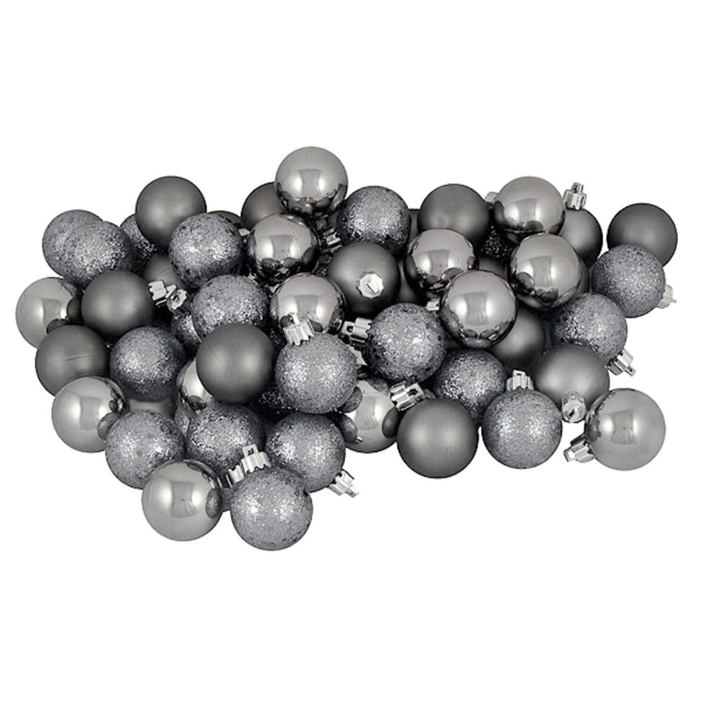 Grey Christmas Ornaments 