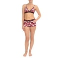 thumbnail image 2 of Hello Kitty Christmas Women's Comfort Stretch Triangle Bra and Boyshort Panties Set Sizes S to XL, 2 of 4