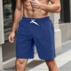 thumbnail image 2 of Pantalones cortos deportivos de 5" para correr y gimnasio para hombre - Pantalones de playa de poliéster de secado rápido con bolsillos, 2 of 4