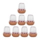 thumbnail image 2 of 8 Uds fundas para pies de silla taburete almohadillas para pies Protector de patas de mesa silenciador grueso transparente redondo S, 2 of 8