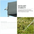 thumbnail image 6 of Costway 10' x 10' Portable Pop Up Canopy Event Party Tent Adjustable W/Roller Bag Grey, 6 of 11