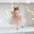 thumbnail image 5 of Wonderland Angel Doll Ornament Weaving Christmas Tree Decoration Fall Wedding Birthday Halloween Thanksgiving Christmas Holiday Decor, 5 of 6