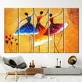 thumbnail image 4 of Dancers Artwork, Black Woman Art Canvas, Modern Art, Dancers Women Art, Ballet Art, Oil Painting Print, Ballerina Canvas Art, Canvas Wall Decor - Black Framed, 4 of 9