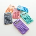 thumbnail image 2 of BAZIC 8-Digit Dual Power Calculator Pocket Size, Solar Powered & Battery, Assorted Pastel Colors, 24-Packs, 2 of 7